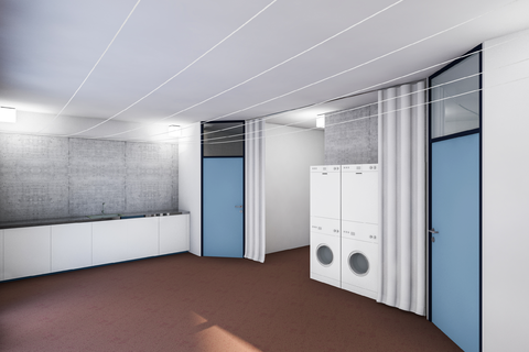 Visualisierung Erdgeschoss - Waschküche
